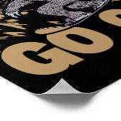 Poster La Neige Doit Continuer - Snowboard - Ski (Coin)