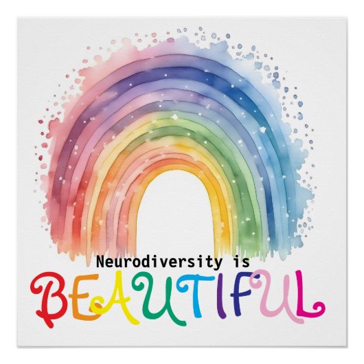 Poster La neurodiversité est belle, (Devant)