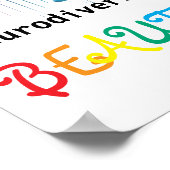 Poster La neurodiversité est belle, (Coin)