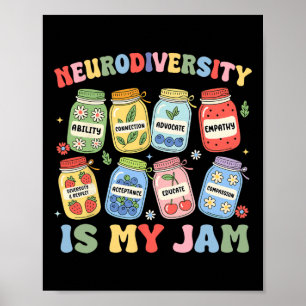 Poster La neurodiversité est ma tasse Autism Inclusion Sp