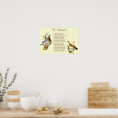 Poster "La Nightingale" de Wordsworth - Art Print (Cuisine)