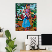Poster La Niña Tarahumara (Bureau à domicile)