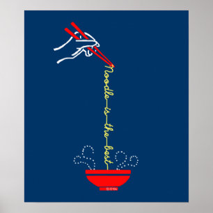 Poster La nouille est le meilleur