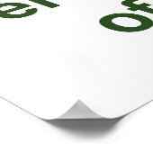 Poster La nourriture est autorisée à contenir - Le fait a (Coin)