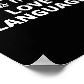 Poster La nourriture est ma langue d'amour (Coin)