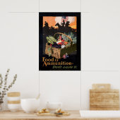 Poster La nourriture est une munition ! (Cuisine)