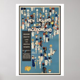 Poster La Nouvelle-Angleterre est un pays de vacances Aff