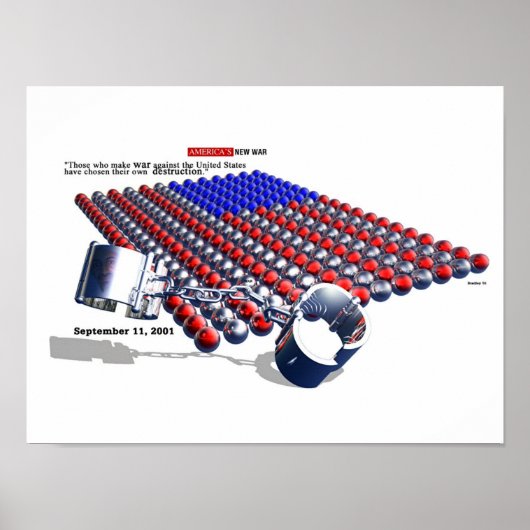 Poster La nouvelle guerre de l'Amérique (Devant)