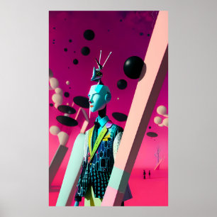 Poster La nouvelle vague de surréalisme de Ken Gage