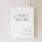 Poster La nuit avant la répétition Signal de bienvenue