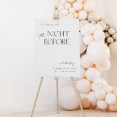 Poster La nuit avant la répétition Signal de bienvenue