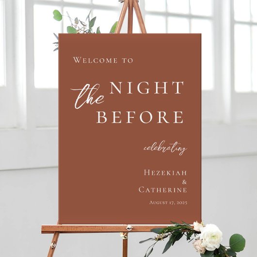 Poster La nuit avant la répétition terre cuite bienvenue