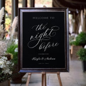 Poster La nuit avant l'Affiche de bienvenue de la répétit