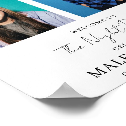 Poster La Nuit Avant Le Dîner De Répétition Mariage D'Acc (Coin)