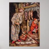 Poster La nuit avant Noël par Arthur Rackham (Devant)