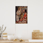 Poster La nuit avant Noël par Arthur Rackham (Cuisine)