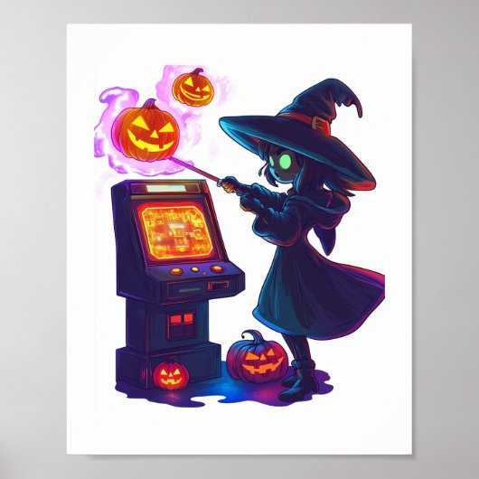 Poster La nuit d'arcade de sorcière (Devant)