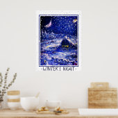 Poster La nuit d'hiver. Croissant Lune. Russie (Cuisine)