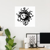 Poster La nuit d'une lune noire (Bureau à domicile)