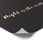 Poster La nuit est la mère des pensées (Coin)