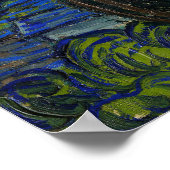 Poster La nuit étoilée de Van Gogh (Coin)