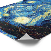 Poster La nuit étoilée de Van Gogh (Coin)
