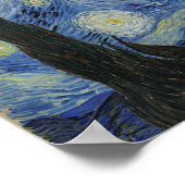 Poster La nuit étoilée de Van Gogh (Coin)
