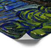 Poster La nuit étoilée de Vincent Van Gogh (Coin)