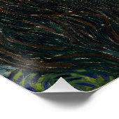 Poster La nuit étoilée de Vincent Van Gogh (Coin)