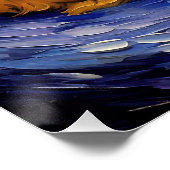 Poster La nuit étoilée - Goldendoodle Dog 001 - Qian wan (Coin)