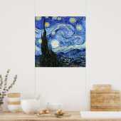Poster La nuit étoilée par Vincent Van Gogh (Cuisine)