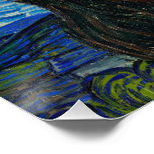 Poster La Nuit étoilée - Vincent Van Gogh (Coin)