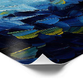 Poster La nuit étoilée - Welsh Corgi Dog 003 - Qian wan (Coin)