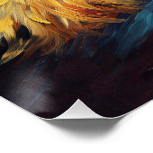 Poster La nuit étoilée - Yorkshire Terrier Dog 003 - Qia (Coin)