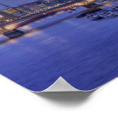 Poster La nuit, la tour d'Oxo et la Tamise (Coin)