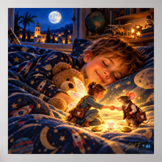 Poster La Nuit où la Fée des Dents Est Venue – Chambre Ma
