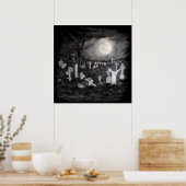 Poster La nuit sur le cimetière - Angel avec Diable (Cuisine)