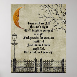 Poster La nuit tout le Hallow's