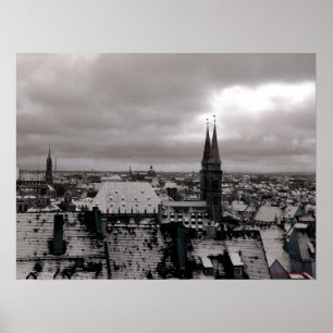Poster La Nuremberg-Allemagne
