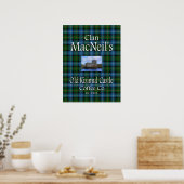 Poster La Old Kisimul Castle Coffee Co de Clan MacNeil. (Cuisine)