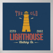 Poster La Old Lighthouse Clothing Co. (Devant)