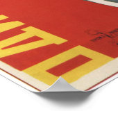 Poster "La onzième année" par Dziga Vertov URSS 1928 (Coin)