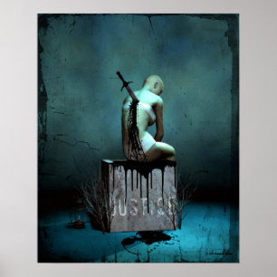 Poster Là où est l'affiche gothique d'art de justice