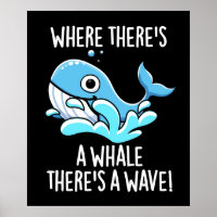 Là où il y a une baleine il y a une vague Fond som