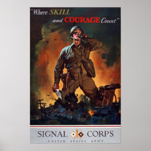 Poster Là où la compétence et le courage comptent