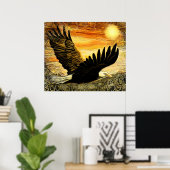 Poster Là où la liberté (Bureau à domicile)