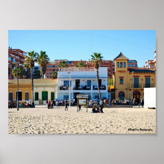 Poster Là où la ville rencontre le sable (Devant)