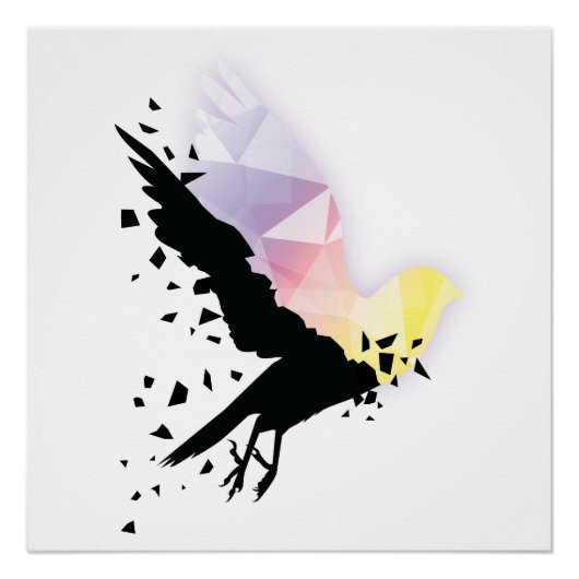 Poster "Là où s'achève l'obscurité, l'espoir commence." (Devant)