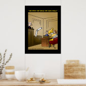 Poster "La paille qui a cassé le dos du chameau" (Cuisine)