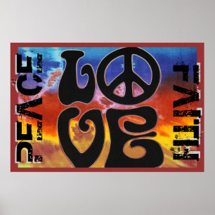 POSTER LA PAIX AIME LA FOI